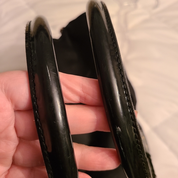 KATE SPADE  nylon/patent leather flap purse (double sections) - Picture 6 of 14